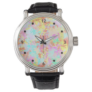 holiES - Splashes seamless pattern pastel 1 Watch
