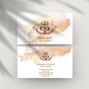 Holistic Celestial Moon Third Eye Yoga Business  Card