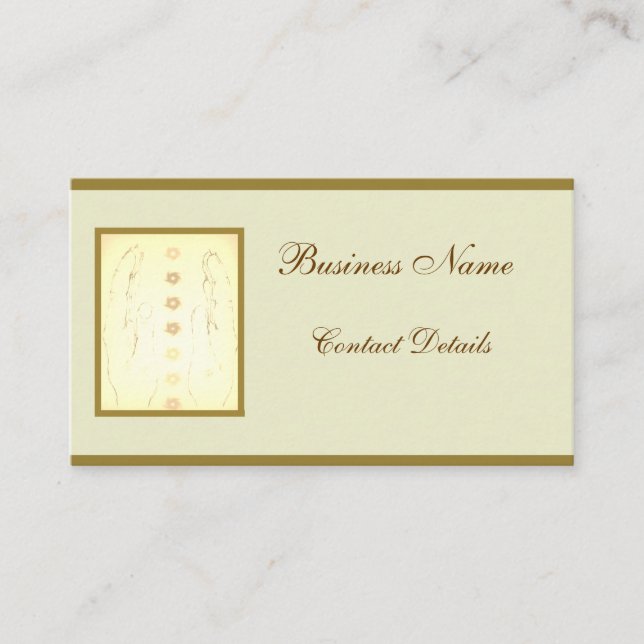 Holistic design business card (Front)