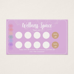 Holistic design Loyalty Card