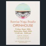 Holistic Health and Healing Arts Sunrise Logo Flyer<br><div class="desc">Zen like logo illustration of abstract horizon with sunrise ( or sunset ) over colorful meadow.</div>