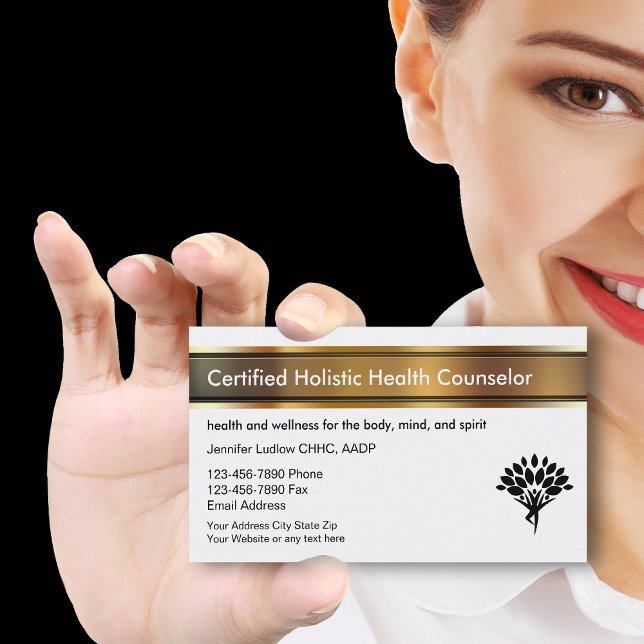Holistic Health Counsellor Business Card (Creator Uploaded)