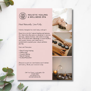 Holistic Health Therapist Promotional Business Flyer