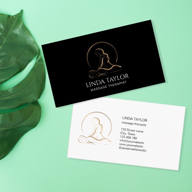 Holistic Massage Therapy Healer Energy Business Ca Card (Creator Uploaded)