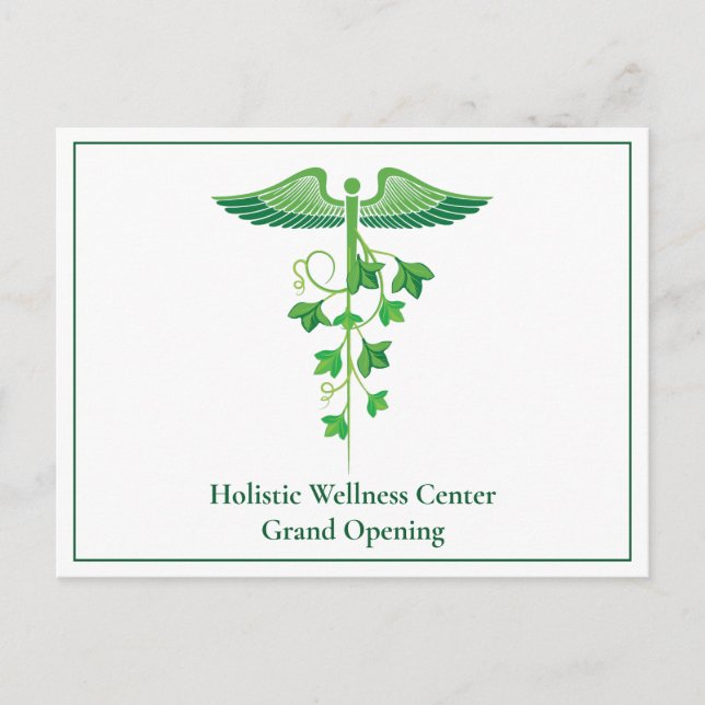 Holistic Medicine Wellness Centre Grand Opening Postcard (Front)