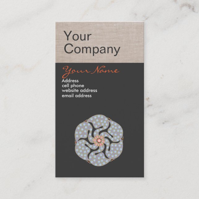 Holistic Profession Business Card (Front)