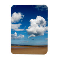 Holkham Beach Norfolk England Poster Classic Round
