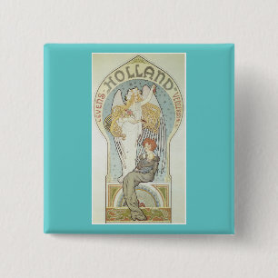 Holland 15 Cm Square Badge