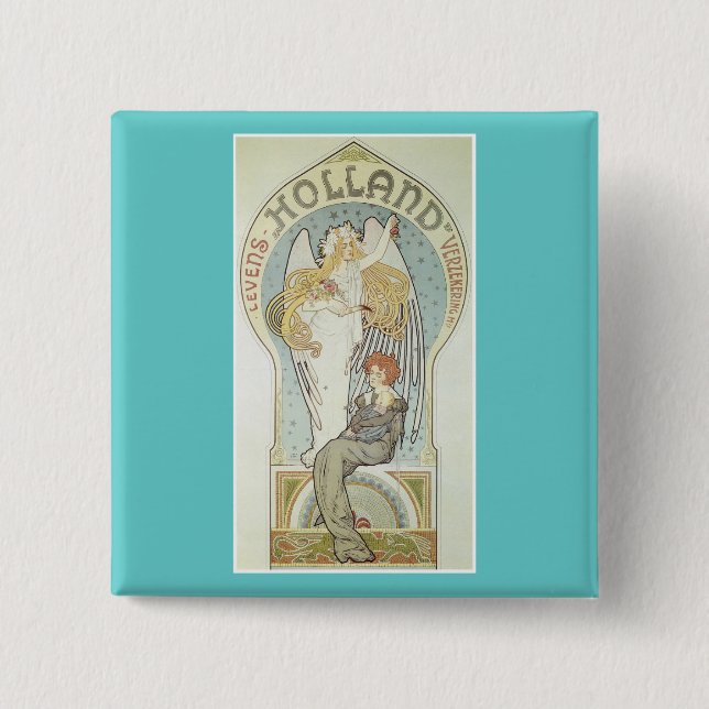 Holland 15 Cm Square Badge (Front)