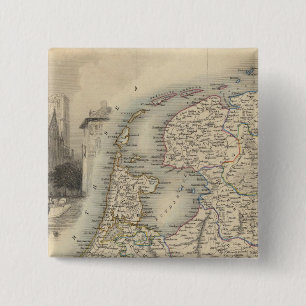 Holland 15 Cm Square Badge