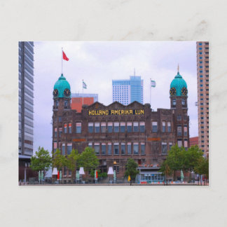 Holland America Line building, Rotterdam Postcard