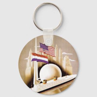 Holland America Line New York Key Ring