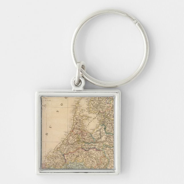 Holland, Belgium 2 Key Ring (Front)