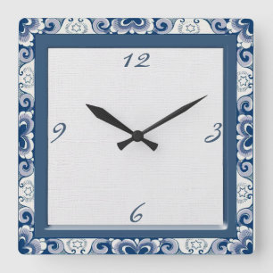 Holland Blue Country Clock