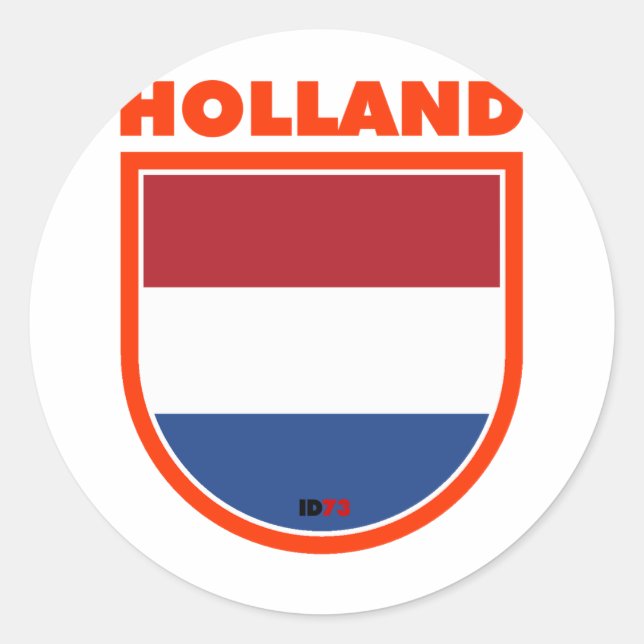 Holland Classic Round Sticker (Front)