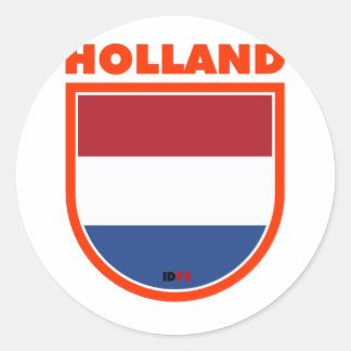 Holland Classic Round Sticker