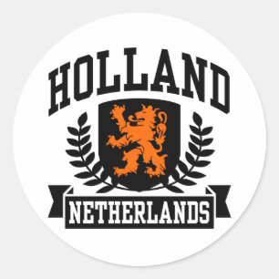 Holland Classic Round Sticker