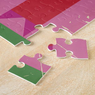 Holland Dairy cow vintage travel poster Jigsaw Puzzle