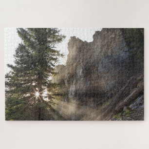 Holland Falls   Lolo National Forest, Montana Jigsaw Puzzle