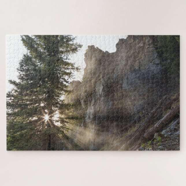 Holland Falls | Lolo National Forest, Montana Jigsaw Puzzle (Horizontal)