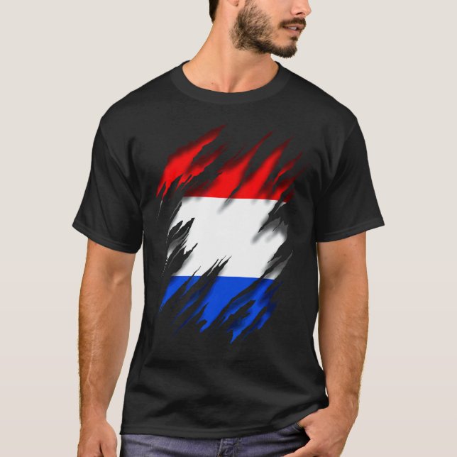 Holland Flag Netherlands T-Shirt (Front)