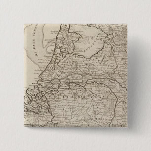 Holland, Friesland, Groningen, Overyssel 15 Cm Square Badge