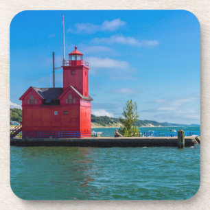 Holland Harbour Lighthouse Coaster