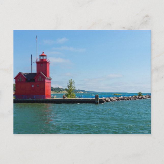 Holland Harbour Lighthouse Postcard (Front)