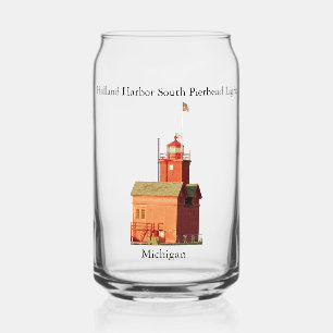 Holland Harbour South Pierhead Light glass