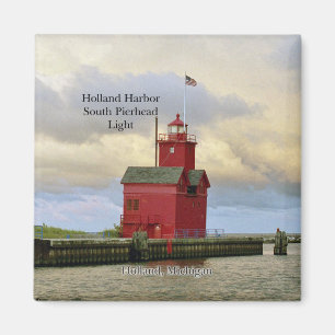 Holland Harbour South Pierhead Light magnet