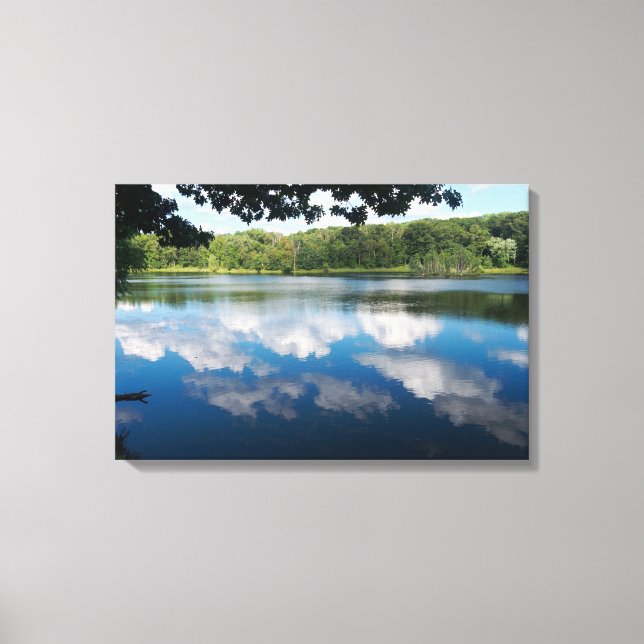 Holland Lake Scenic in Eagan Canvas Print (Front)