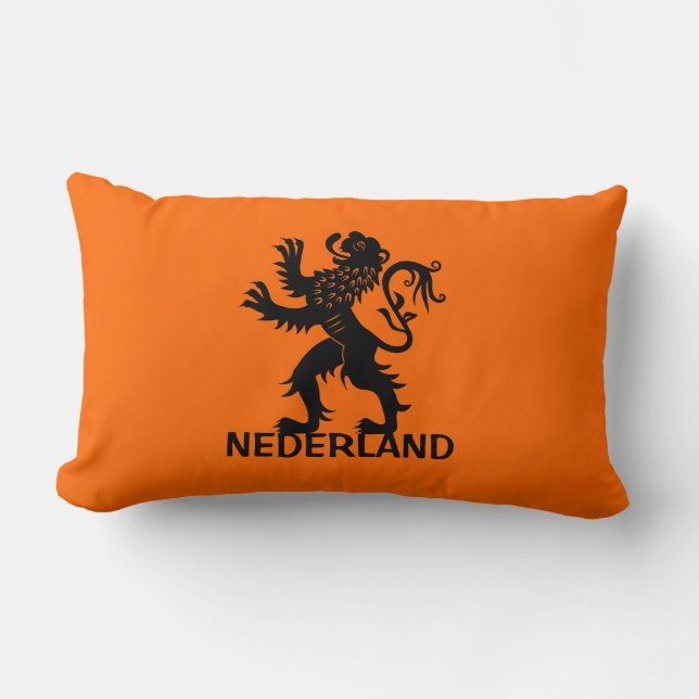 Holland Lion Lumbar Cushion (Front)