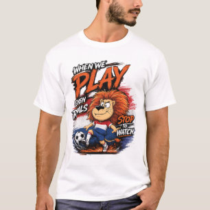 Holland Lion Soccer Fan Funny T-Shirt