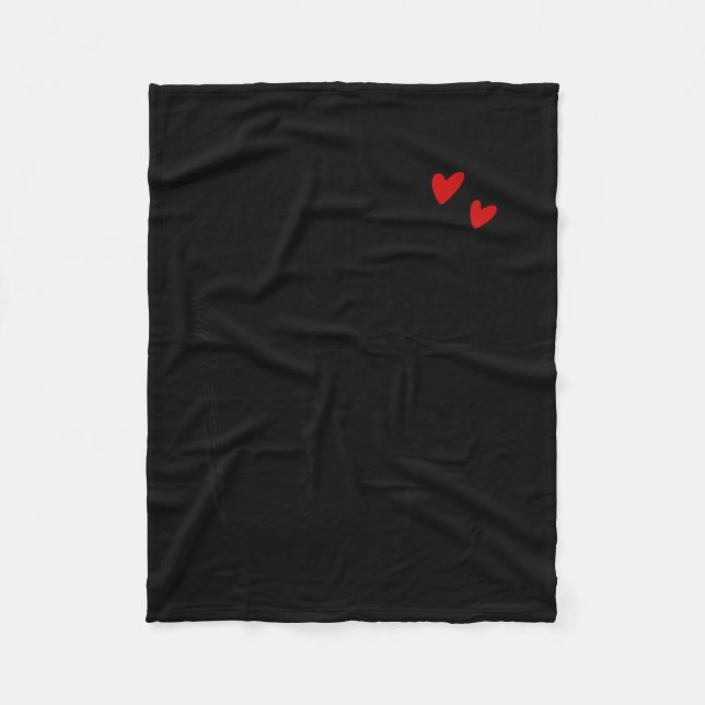 Holland Lop Rabbit Loves Boba Tea Bunny &amp; Bubb Fleece Blanket (Front)