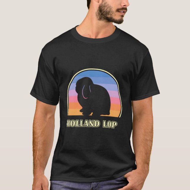 Holland Lop Rabbit T-Shirt (Front)