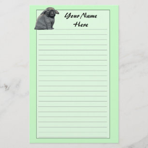 Holland Lop Stationary Stationery