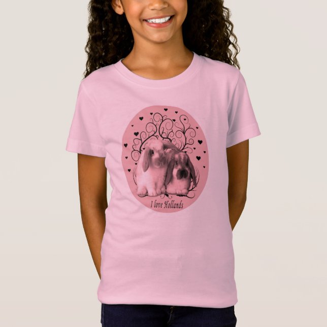 Holland Lops Girls Shirt (Front)