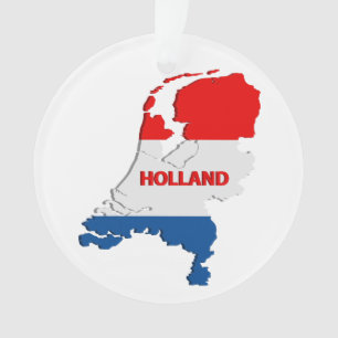 Holland map ornament