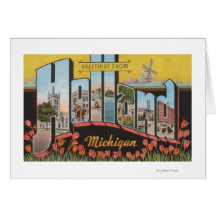 Holland, Michigan - Large Letter Scenes