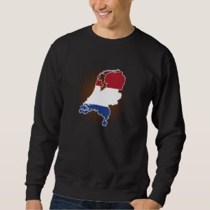 Holland Netherlands map Sweatshirt