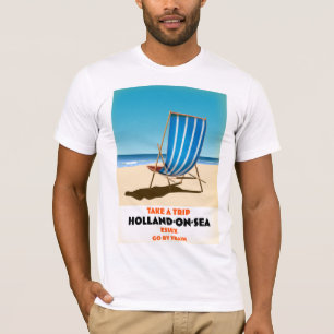 holland on sea Essex vintage style travel poster T-Shirt