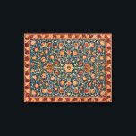 Holland Park Design (by William Morris) Canvas Print<br><div class="desc">This design features a high-quality photographic image of an original carpet designed by William Morris (1834–1896) for a property in Holland Park, London. Morris was a lifelong admirer and collector of fine historical carpets from various regions of the Eastern hemisphere. He had a particularly deep appreciation for and wide knowledge...</div>