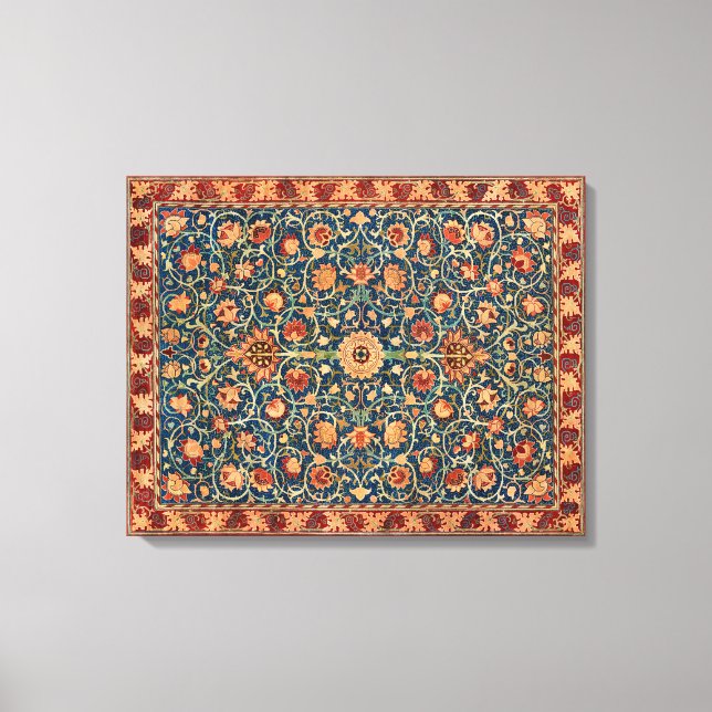 Holland Park Design (by William Morris) Canvas Print (Front)