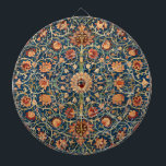 Holland Park Design (by William Morris) Dartboard<br><div class="desc">This design features a high-quality photographic image of an original carpet designed by William Morris (1834–1896) for a property in Holland Park, London. Morris was a lifelong admirer and collector of fine historical carpets from various regions of the Eastern hemisphere. He had a particularly deep appreciation for and wide knowledge...</div>