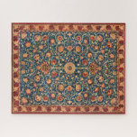 Holland Park Design (by William Morris) Jigsaw Puzzle<br><div class="desc">This design features a high-quality photographic image of an original carpet designed by William Morris (1834–1896) for a property in Holland Park, London. Morris was a lifelong admirer and collector of fine historical carpets from various regions of the Eastern hemisphere. He had a particularly deep appreciation for and wide knowledge...</div>