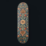 Holland Park Design (by William Morris) Skateboard<br><div class="desc">This design features a high-quality photographic image of an original carpet designed by William Morris (1834–1896) for a property in Holland Park, London. Morris was a lifelong admirer and collector of fine historical carpets from various regions of the Eastern hemisphere. He had a particularly deep appreciation for and wide knowledge...</div>