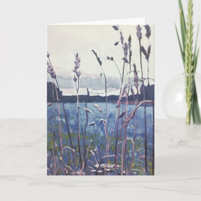 Holland Sea Grasses Folded Greeting Card (Front)