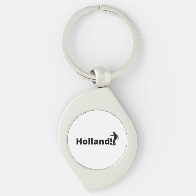 Holland Soccer Key Ring (Front)