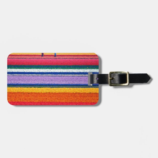 Holland, Tulip fields Luggage Tag (Front Horizontal)
