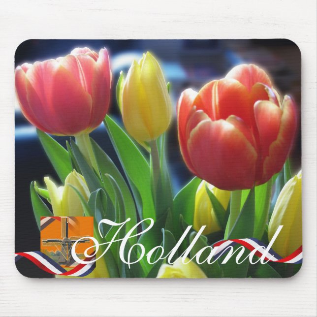 Holland Tulips Souvenir Mousepad (Front)